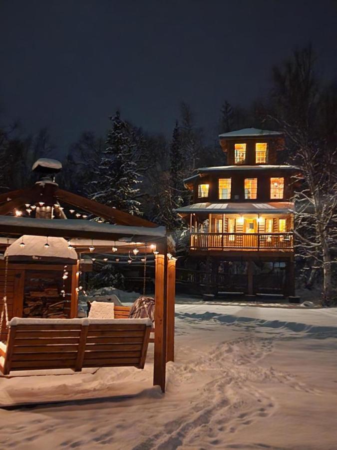 The Eagle'S Nest Treehouse Cabin パーマー エクステリア 写真